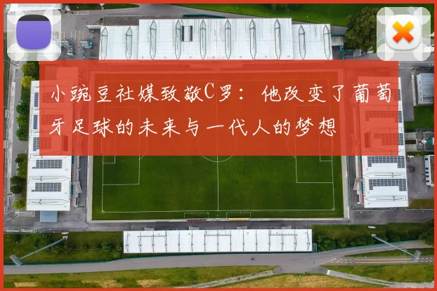 小豌豆社媒致敬C罗：他改变了葡萄牙足球的未来与一代人的梦想